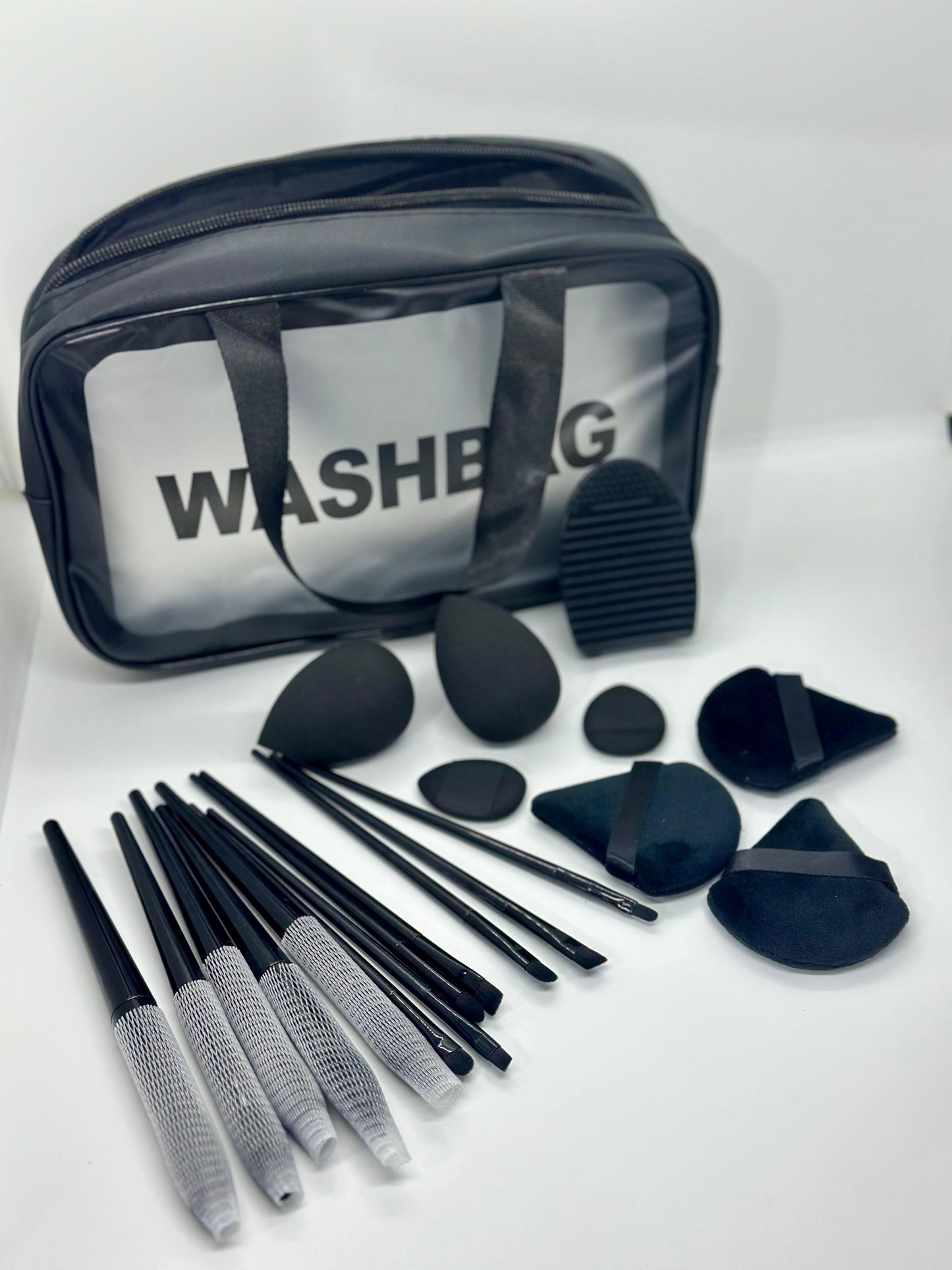 Set de Brochas Profesionales Negro